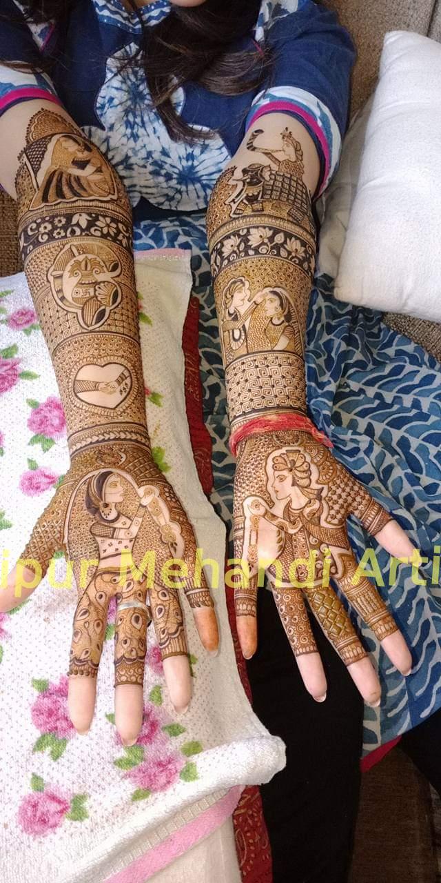 Latest Bridal Mehendi Designs Book Artist Online Jaipur - Jaipur ...