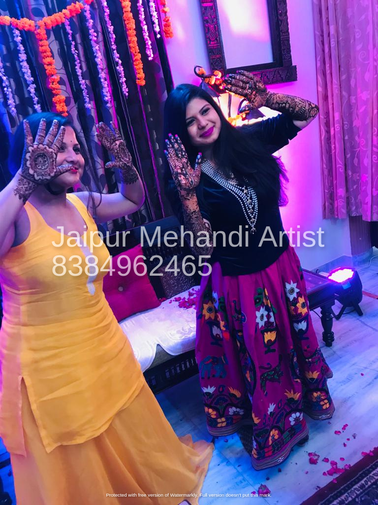 Bridal Pallavi mehendi in Hotel Grand Maple, Jaipur