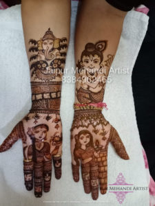 baby shower mehendi design