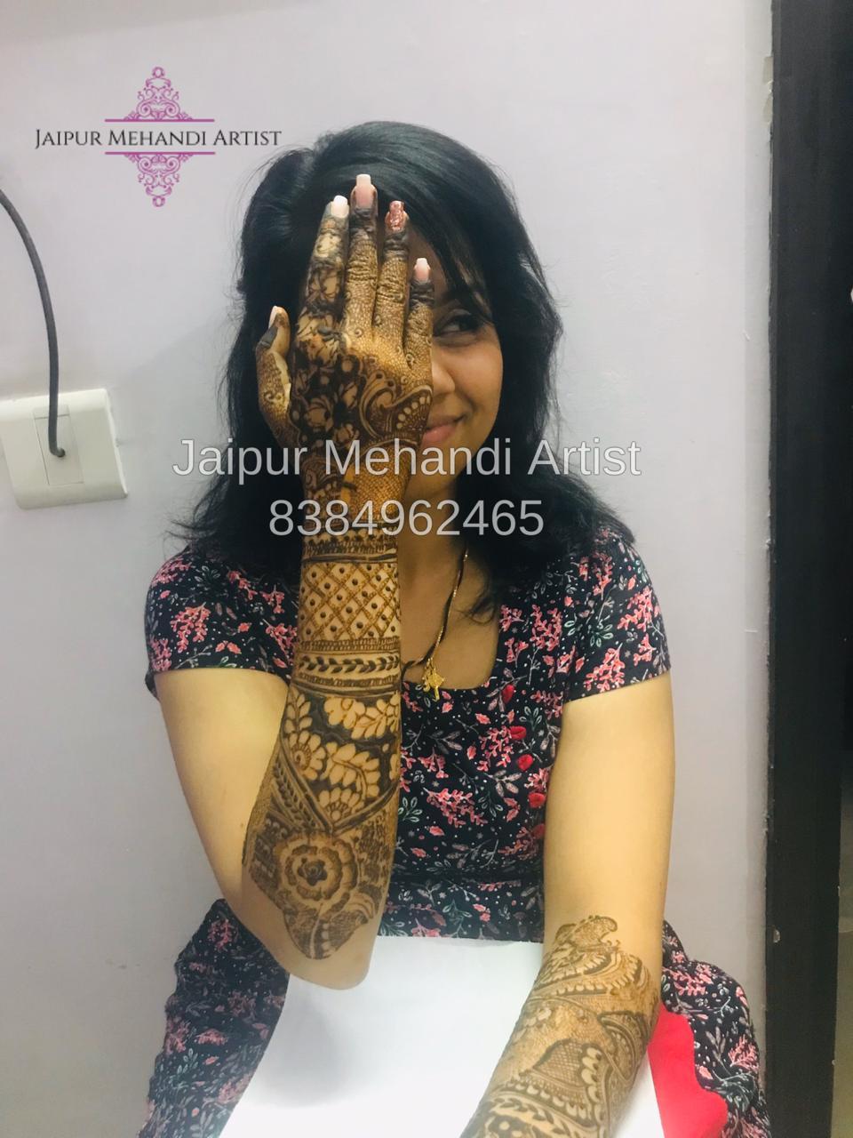 BRIDAL / DULHAN AASANA MEHENDI IN JOTHWARA, JAIPUR