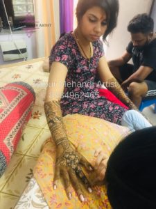 bridal full hand mehendi design joshi marg jothwara