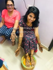 bridal hand foot full mehendi design joshi marg jothwara
