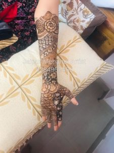 bridal hand mehendi design joshi marg jothwara