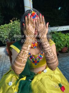 designer bridal dulhan mehendi design jaipur